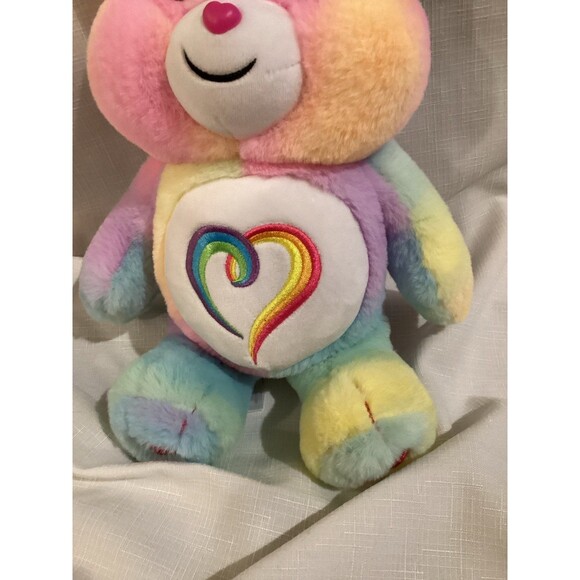 Care Bears Togetherness Stuffed Plush Teddy Bear 14 inch Bright Cheerful Colors - Picture 2 of 10